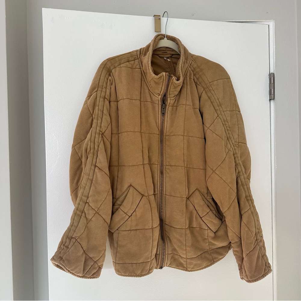 Free People Dolman Quilted Knit Jacket